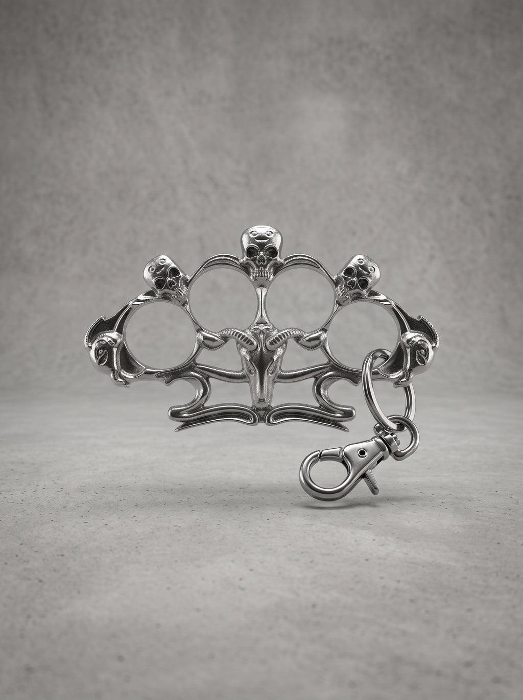 Skull Reaper Knuckle Keychain