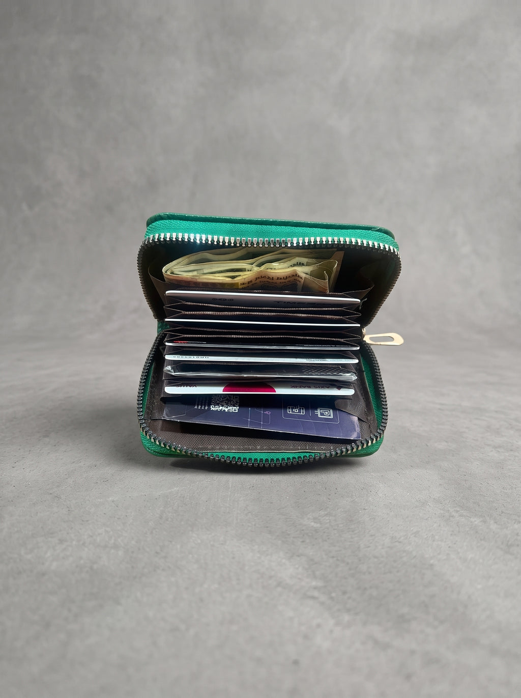 Emerald Gothic Zip Wallet