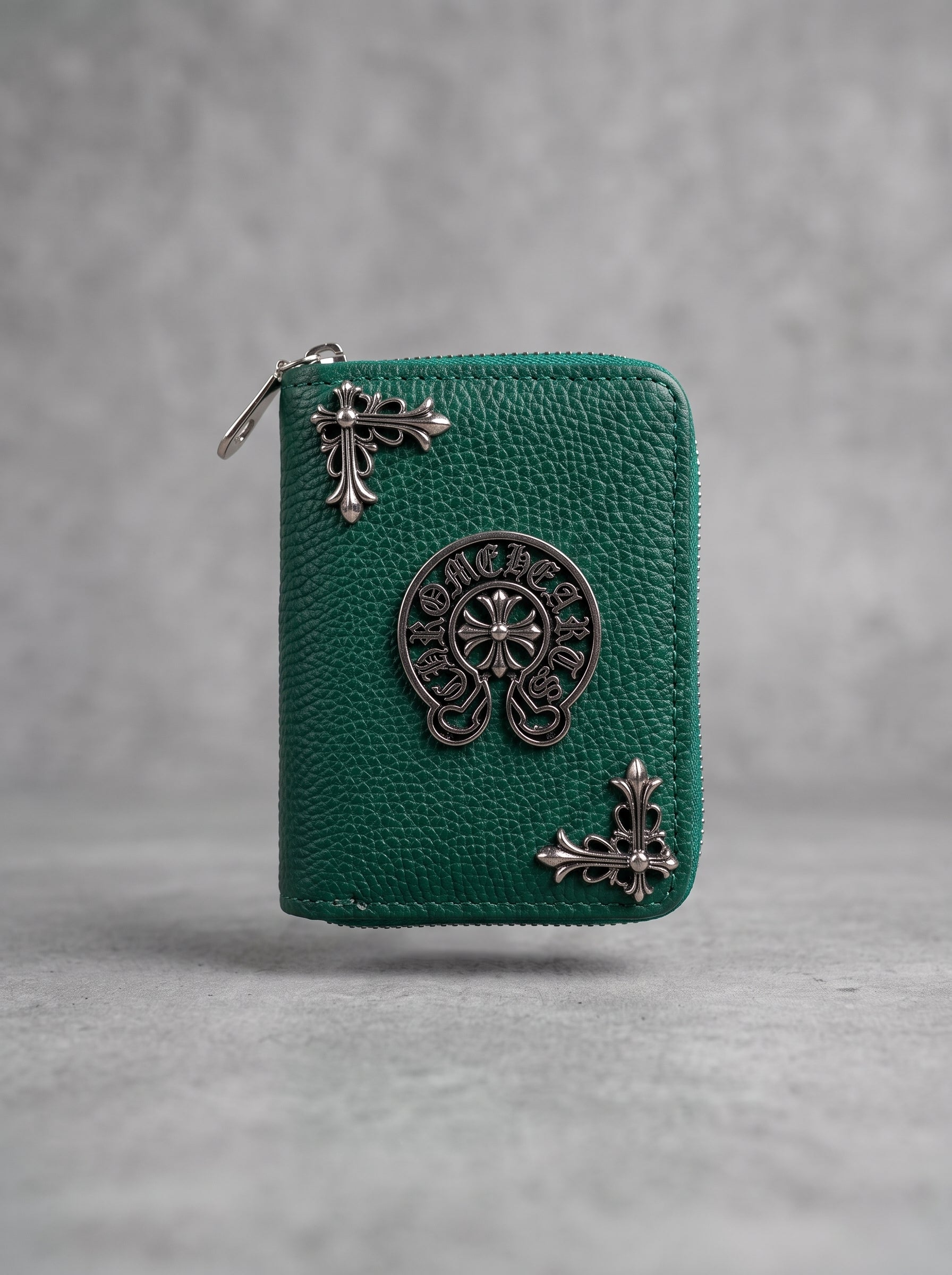 Emerald Gothic Zip Wallet