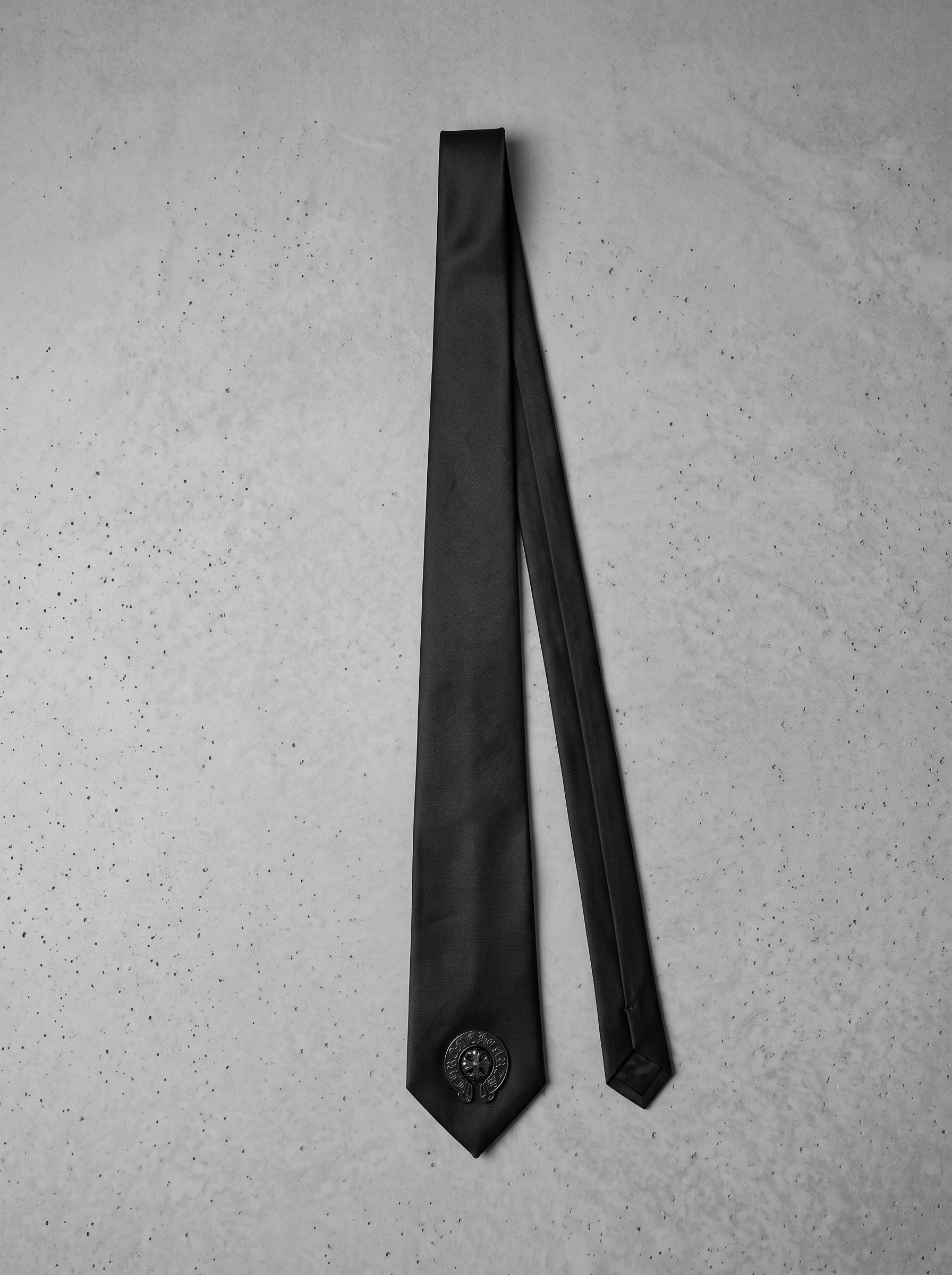 Shadow Crest Silk Tie