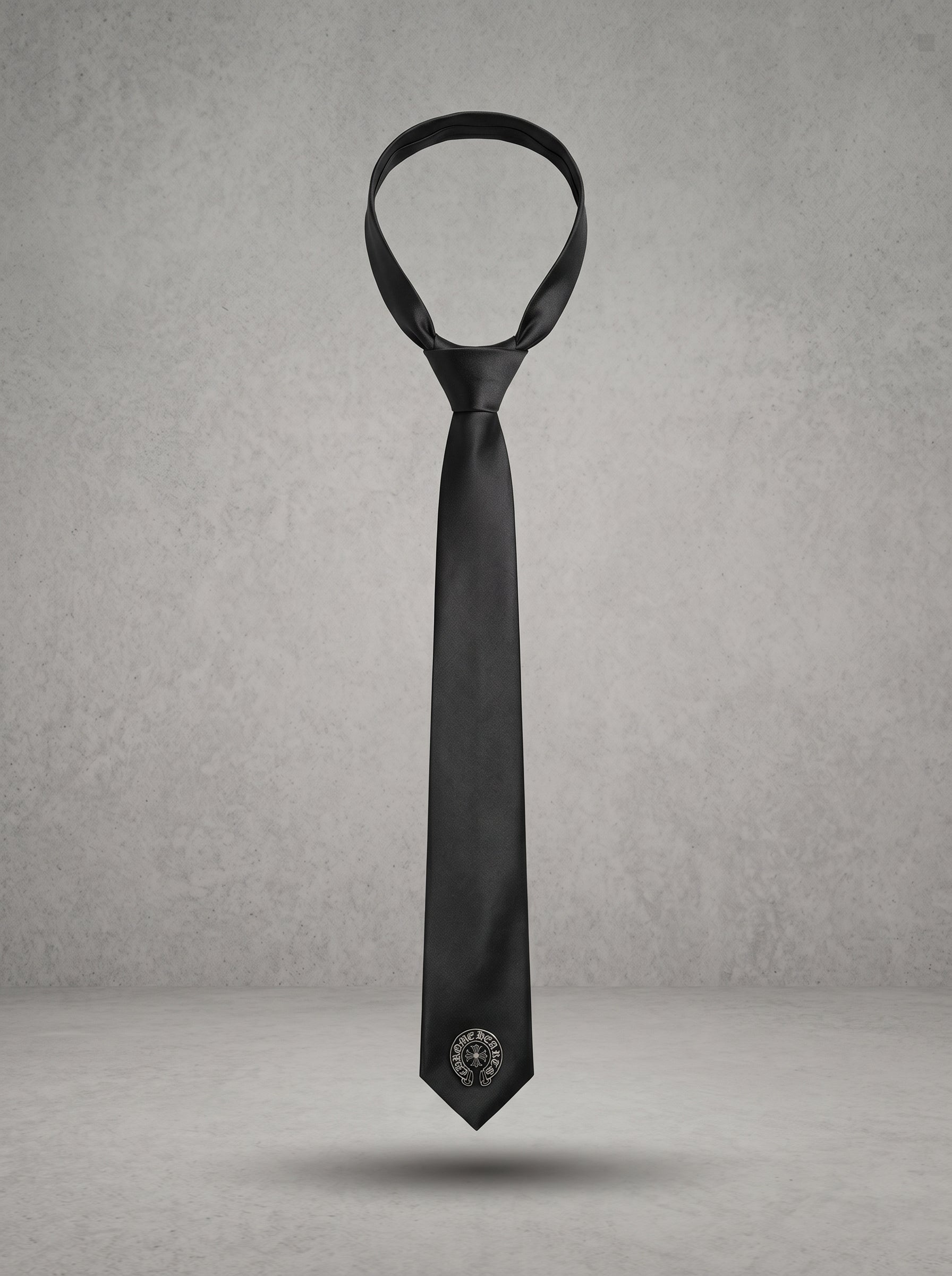 Shadow Crest Silk Tie