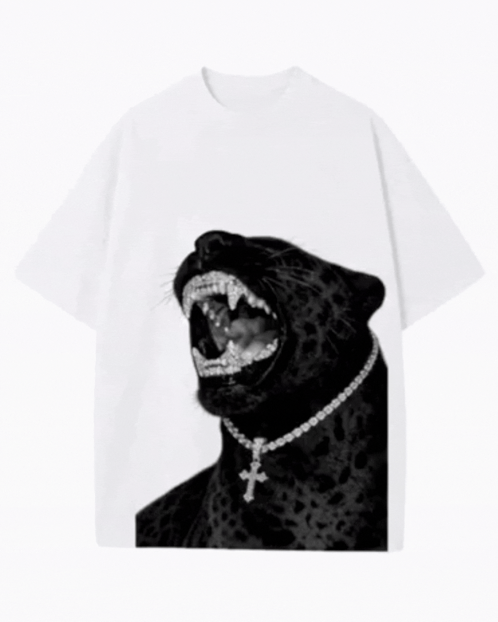 Midnight Panther Drip Tee