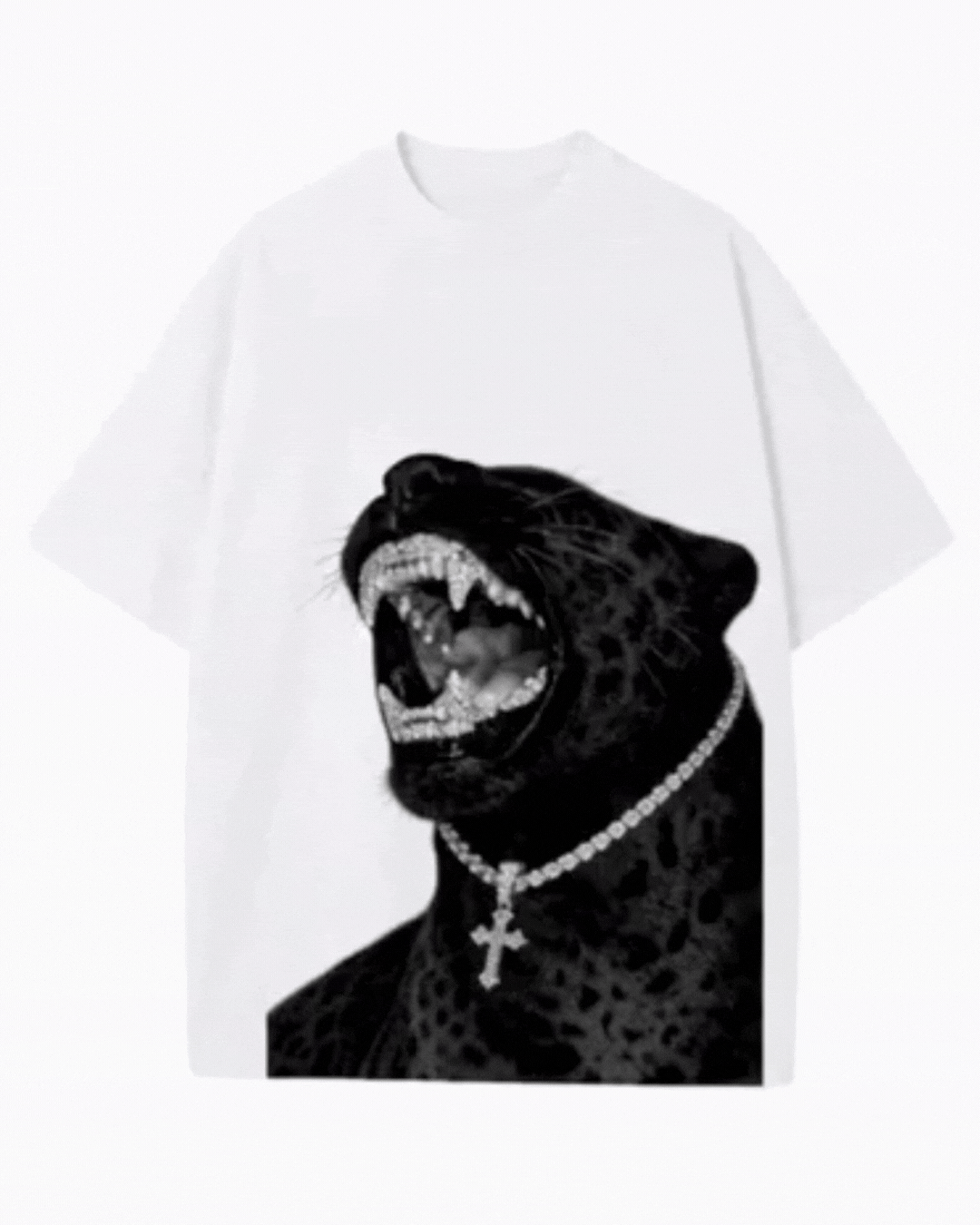 Midnight Panther Drip Tee