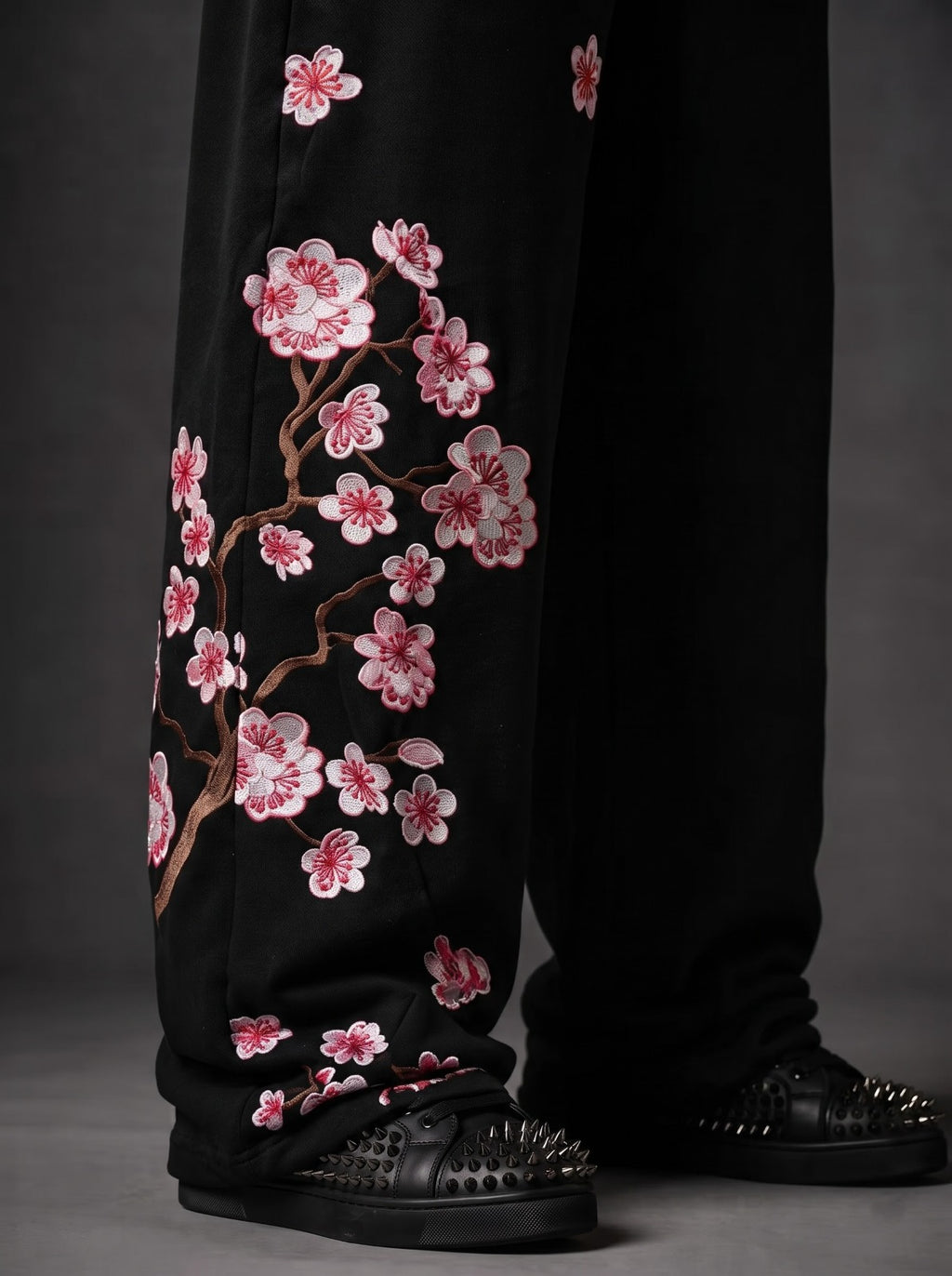 Sakura Cascade Baggy Sweatpants