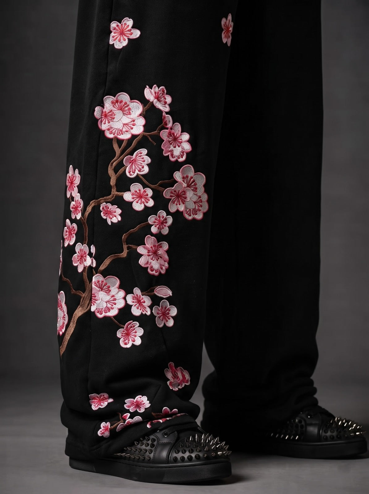 Sakura Cascade Baggy Sweatpants