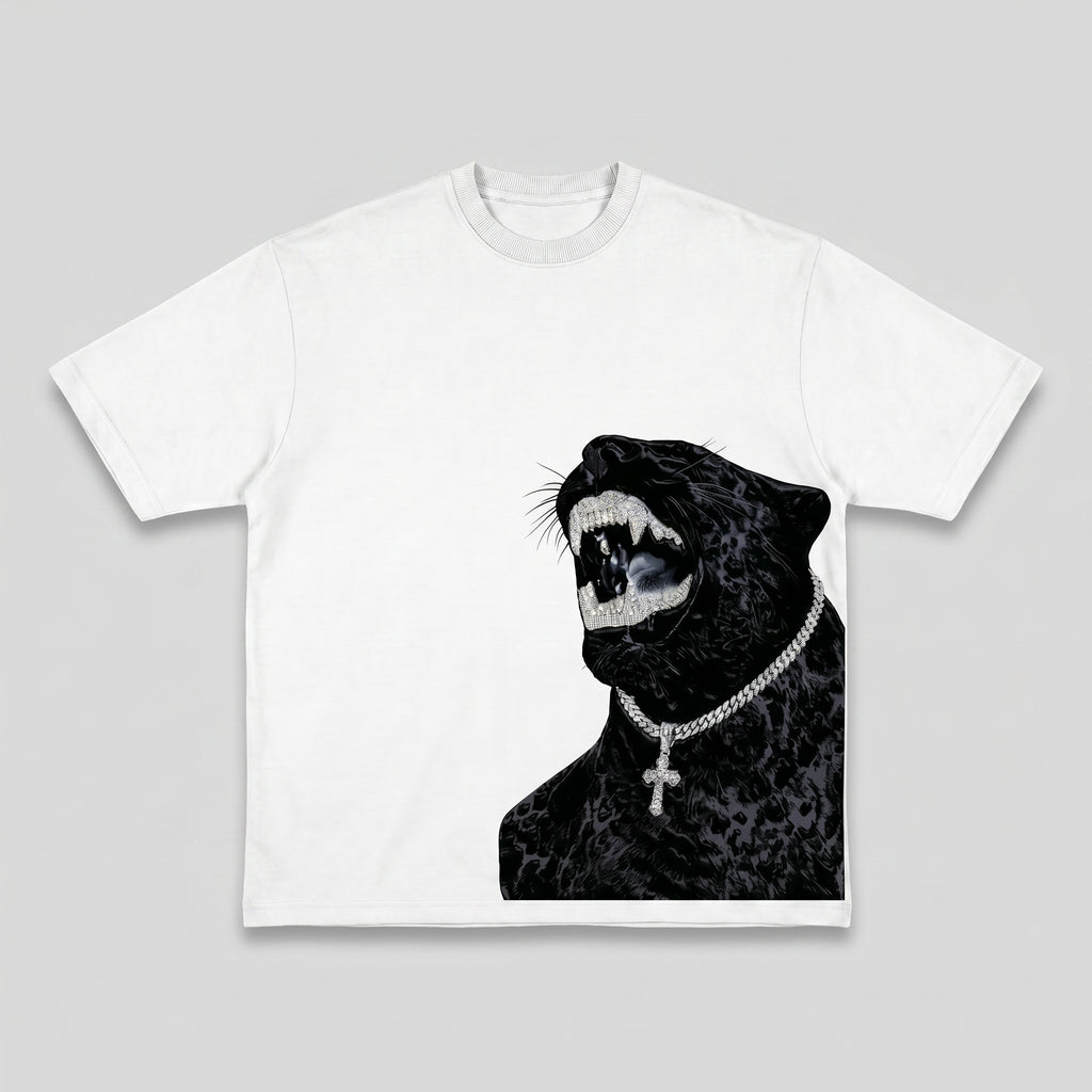 Midnight Panther Drip Tee