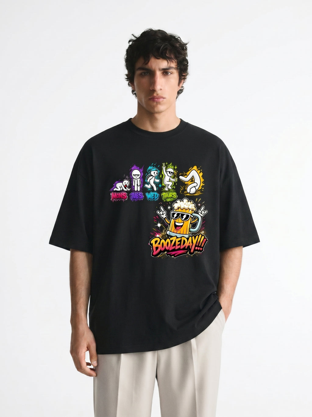 Boozeday Oversized Tee