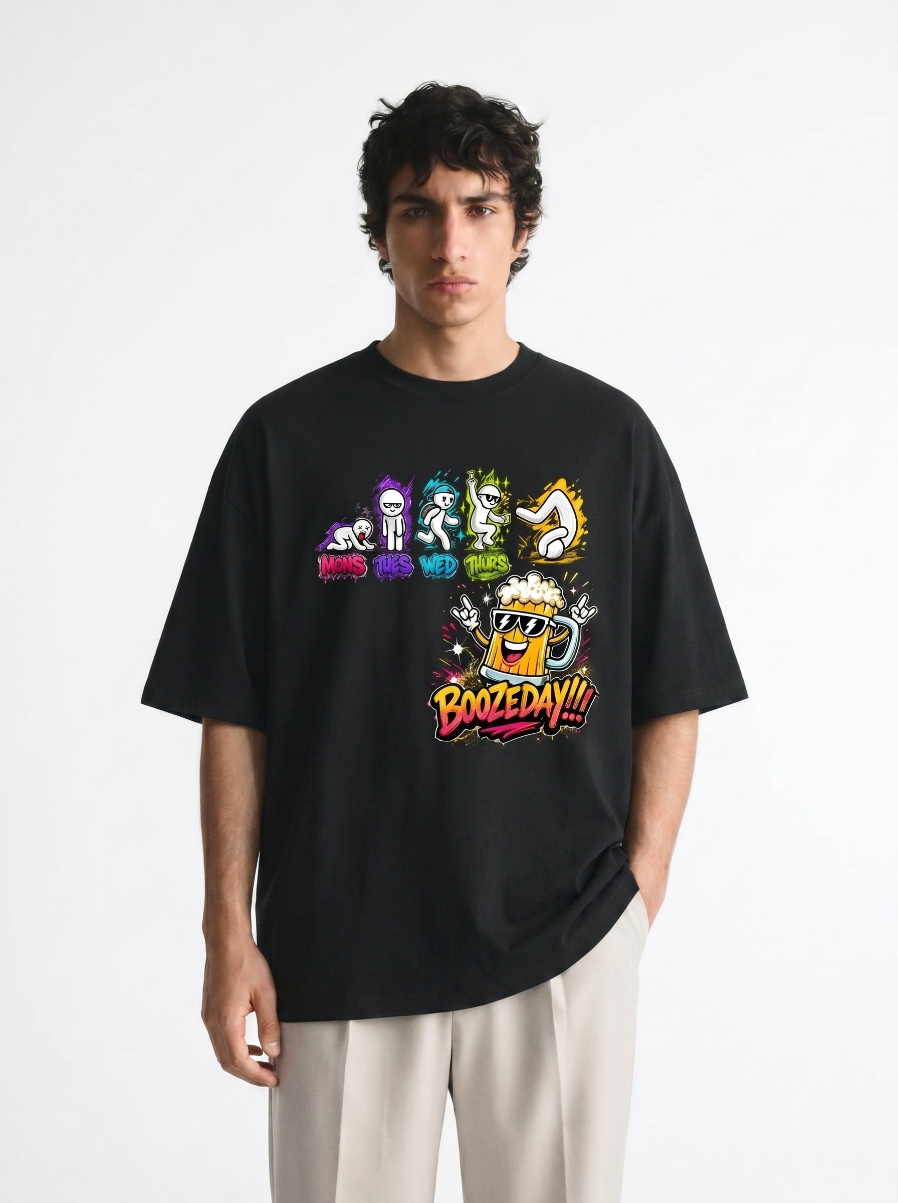 Boozeday Oversized Tee