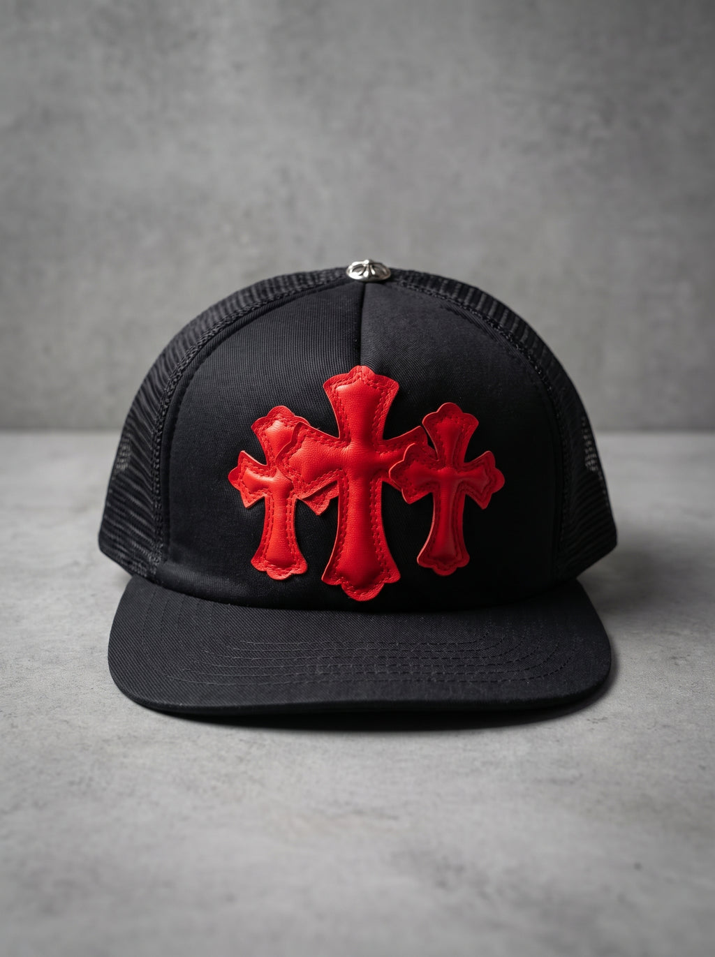 Crimson Trinity Trucker Cap