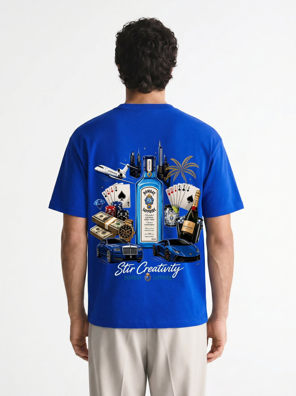 Bombay Sapphire Oversized Tee