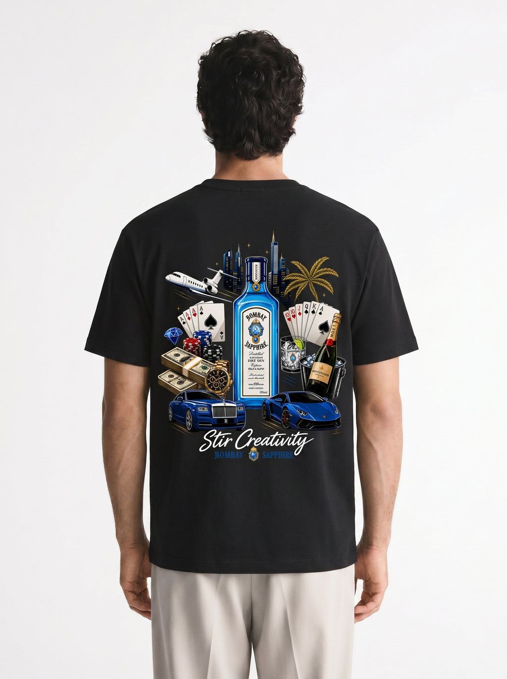 Bombay Sapphire Oversized Tee
