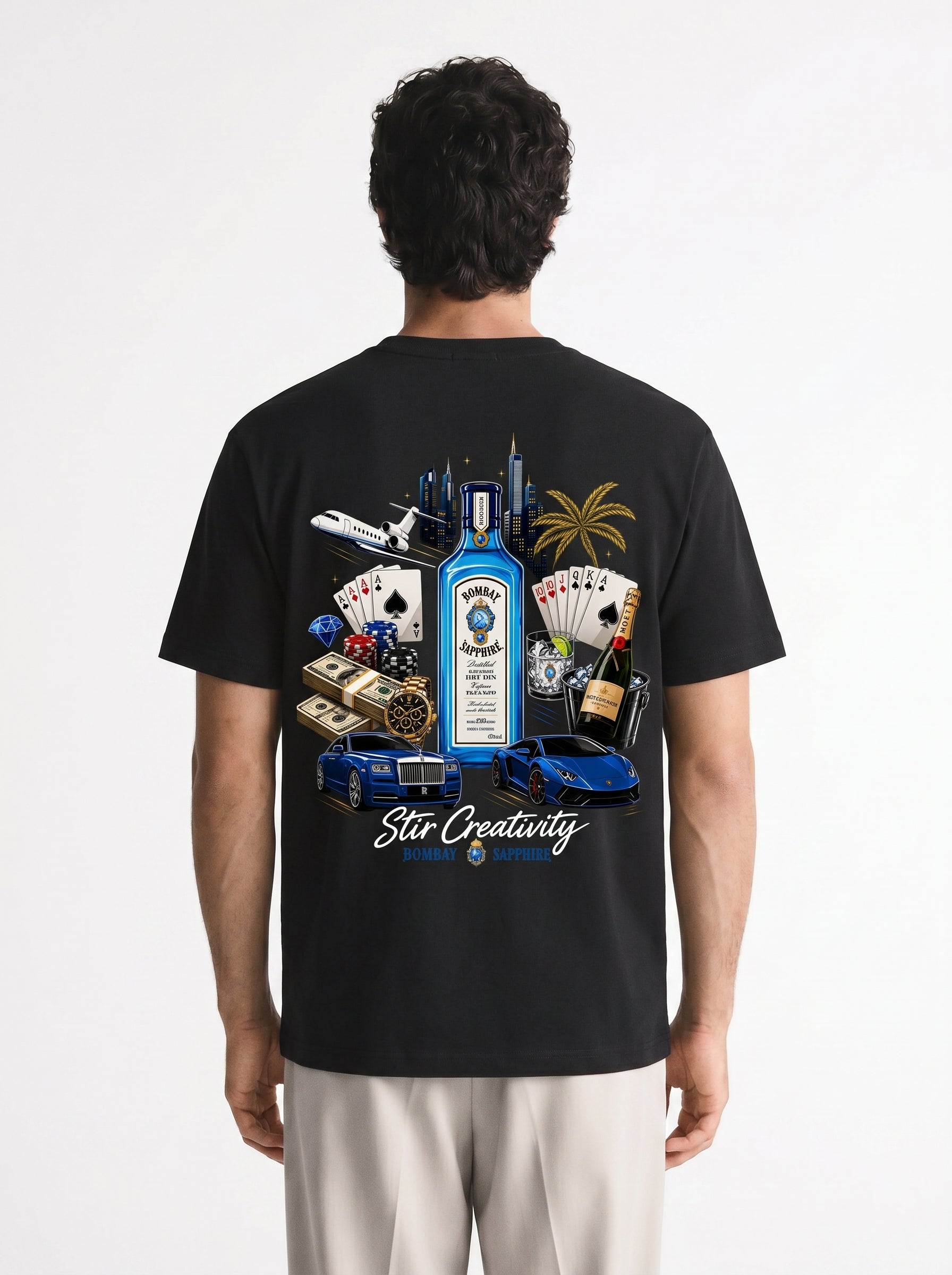 Bombay Sapphire Oversized Tee